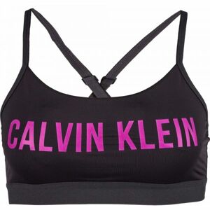 Calvin Klein LOW SUPPORT BRA Dámská sportovní podprsenka, černá, velikost M
