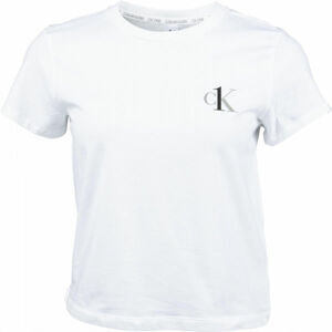 Calvin Klein S/S CREW NECK bílá XL - Dámské tričko