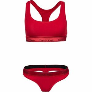 Calvin Klein UNLINED BRA SET Dámský set spodního prádla, červená, velikost L