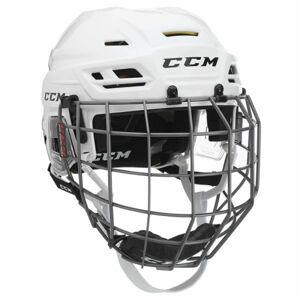 CCM TACKS 310C SR COMBO Hokejová helma, bílá, velikost L