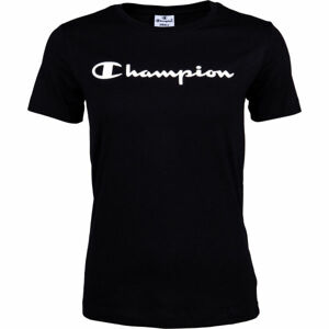 Champion CREWNECK T-SHIRT černá S - Dámské tričko