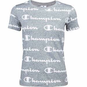 Champion CREWNECK T-SHIRT šedá XS - Dámské tričko