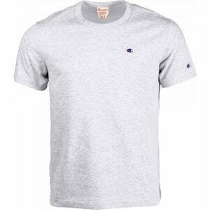 Champion CREWNECK T-SHIRT Pánské triko, Šedá,Modrá, velikost