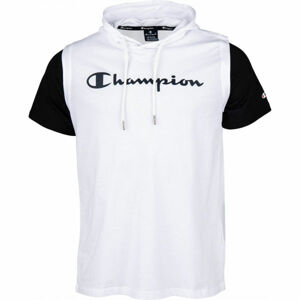 Champion HOODED SLEEVELESS T-SHIRT bílá L - Pánské triko s kapucí