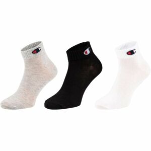 Champion 3PK QUARTER SOCKS  Unisexové ponožky, bílá, veľkosť 39-42