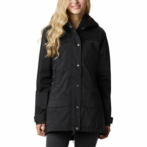 Columbia RAINY CREEK TRENCH černá XL - Dámský outdoorový kabát