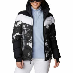 Columbia ABBOTT PEAK INSULATED JACKET Dámská zateplená lyžařská bunda, černá, veľkosť L