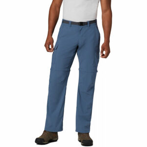 Columbia CASCADES EXPLORER CONVERTIBLE PANT modrá 34 - Pánské outdoorové kalhoty