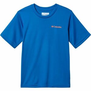 Columbia GRIZZLY RIDGE BACK GRAPHIC SHORT SLEEVE TEE Dětské tričko, modrá, velikost XL