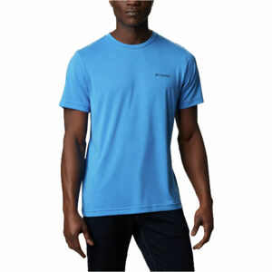 Columbia MAXTRAIL SS LOGO TEE Pánské triko, modrá, velikost S