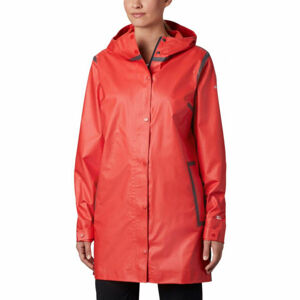 Columbia OUTDRY EX™ MACKINTOSH JACKET Dámský kabát, červená, velikost XS