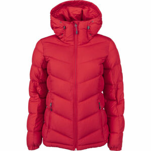 Columbia PIKE LAKE HOODED JACKET Dámská zimní bunda, červená, velikost L