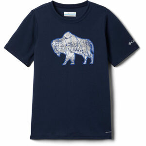 Columbia RANCO LAKE SHORT SLEEVE TEE tmavě modrá XL - Dětské triko