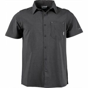 Columbia TRIPLE CANYON SHORT SLEEVE SHIRT černá M - Pánská outdoorová košile