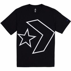 Converse TILTED STAR CHEVRON TEE Pánské triko, bílá, velikost M