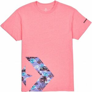Converse STAR CHEVRON INFILL RELAXED TEE růžová XS - Dámské triko