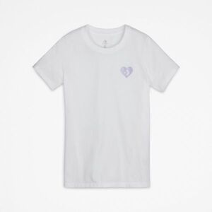 Converse LOVE THE PROGRESS bílá XS - Dámské tričko