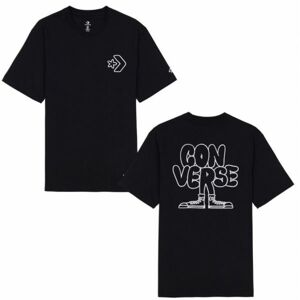 Converse CARTOON CHUCK TEE černá L - Pánské tričko