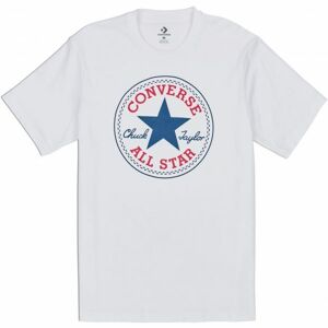 Converse CHUCK PATCH TEE Pánské triko, bílá, velikost S