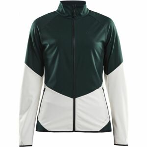 Craft GLIDE Dámská softshellová bunda, tmavě zelená, velikost XS
