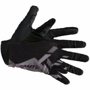 Craft PIONEER CONTROL Cyklistické rukavice, černá, velikost L