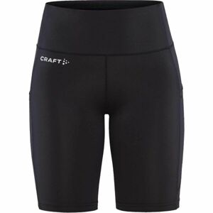 Craft ADV ESSENCE SHORT TIGHTS 2 W Dámské funkční elastické kalhoty, černá, velikost L