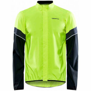 Craft CORE ENDUR Pánská cyklistická bunda, reflexní neon, velikost