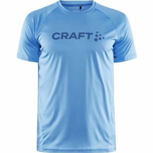 Craft CORE ESSENCE LOGO TEE M Pánské funkční triko, modrá, velikost L