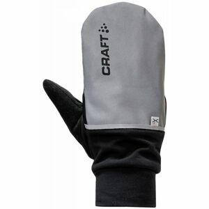 Craft HYBRID WEATHER šedá XXL - Kombinované cyklistické rukavice