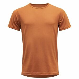 Devold BREEZE MERINO 150 T-SHIRT Pánské triko, oranžová, veľkosť S