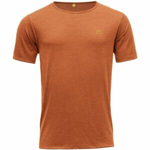 Devold VALLDAL MERINO 130 Pánské triko, oranžová, velikost