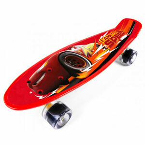 Disney CARS Skateboard, červená, veľkosť UNI