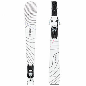 EGOE KONTURA + VSP412 Sjezdové lyže, bílá, veľkosť 155