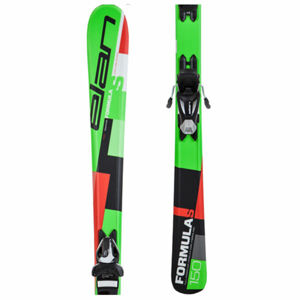 Elan FORMULA S QS + EL 7.5 Dětské sjezdové lyže, zelená, veľkosť 150