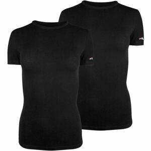 Fila ROUND-NECK TSHIRT Dámské tričko, černá, velikost XS