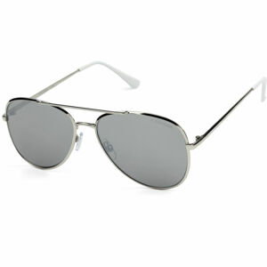 Finmark F2041 Sluneční brýle, Stříbrná,Bílá, velikost