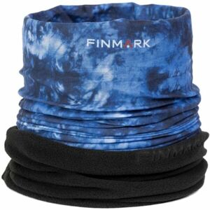 Finmark FSW-221 Multifunkční šátek s fleecem, modrá, velikost UNI