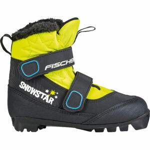 Fischer SNOWSTAR Juniorské boty na běžky, černá, veľkosť 32