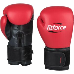 Fitforce PATROL červená 14 - Tréninkové boxerské rukavice