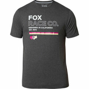 Fox ANALOG SS TECH TEE tmavě šedá XL - Pánské triko