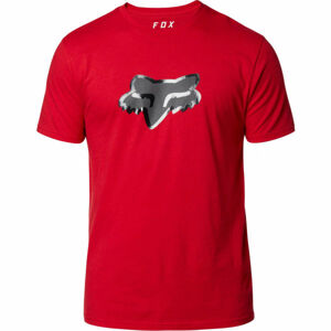 Fox STAY GLASSY SS PREMIUM TEE červená L - Pánské triko
