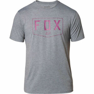 Fox SHIELD SS TECH TEE tmavě šedá 2XL - Pánské triko