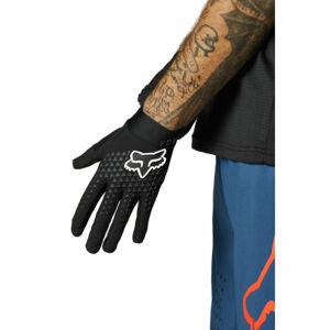 Fox Pánské cyklistické rukavice Pánské cyklistické rukavice, černá, velikost XL