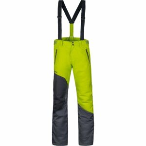 Hannah MENIR Pánské lyžařské kalhoty, reflexní neon, velikost