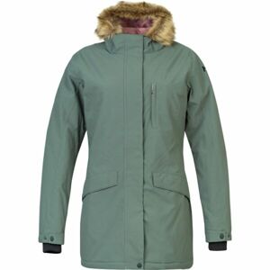 Hannah CAROLI Dámský zimní kabát s membránou, zelená, velikost 38