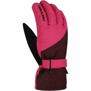 Hannah ROWE Dámské lyžařské rukavice, růžová, velikost XL