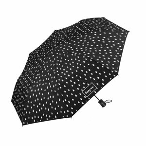 HAPPY RAIN WATERACTIVE Dámský automatický deštník, černá, veľkosť UNI