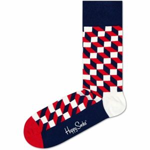 HAPPY SOCKS Klasické ponožky Klasické ponožky, červená, velikost 36-40