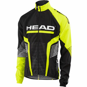 Head MEN ANORAK TEAM Pánská cyklistická bunda, černá, velikost XL