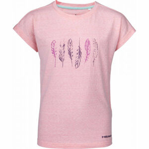 Head ELENA Dětské triko, Růžová,Černá, velikost 140-146